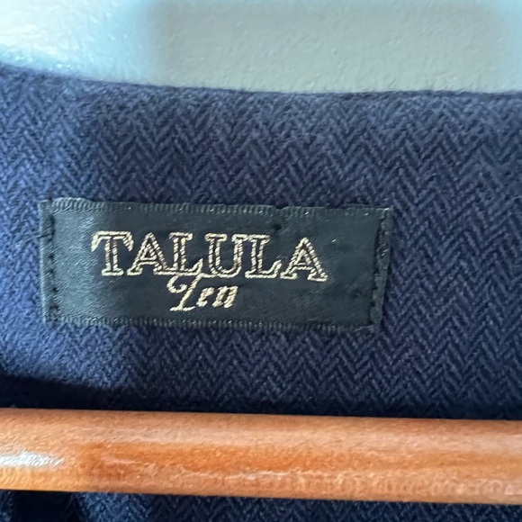 Talula Aritzia Navy Pinafore Dress, 10 - Picture 3 of 8